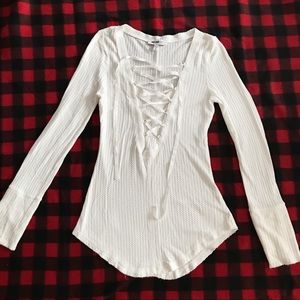 Sexy long sleeve top size M